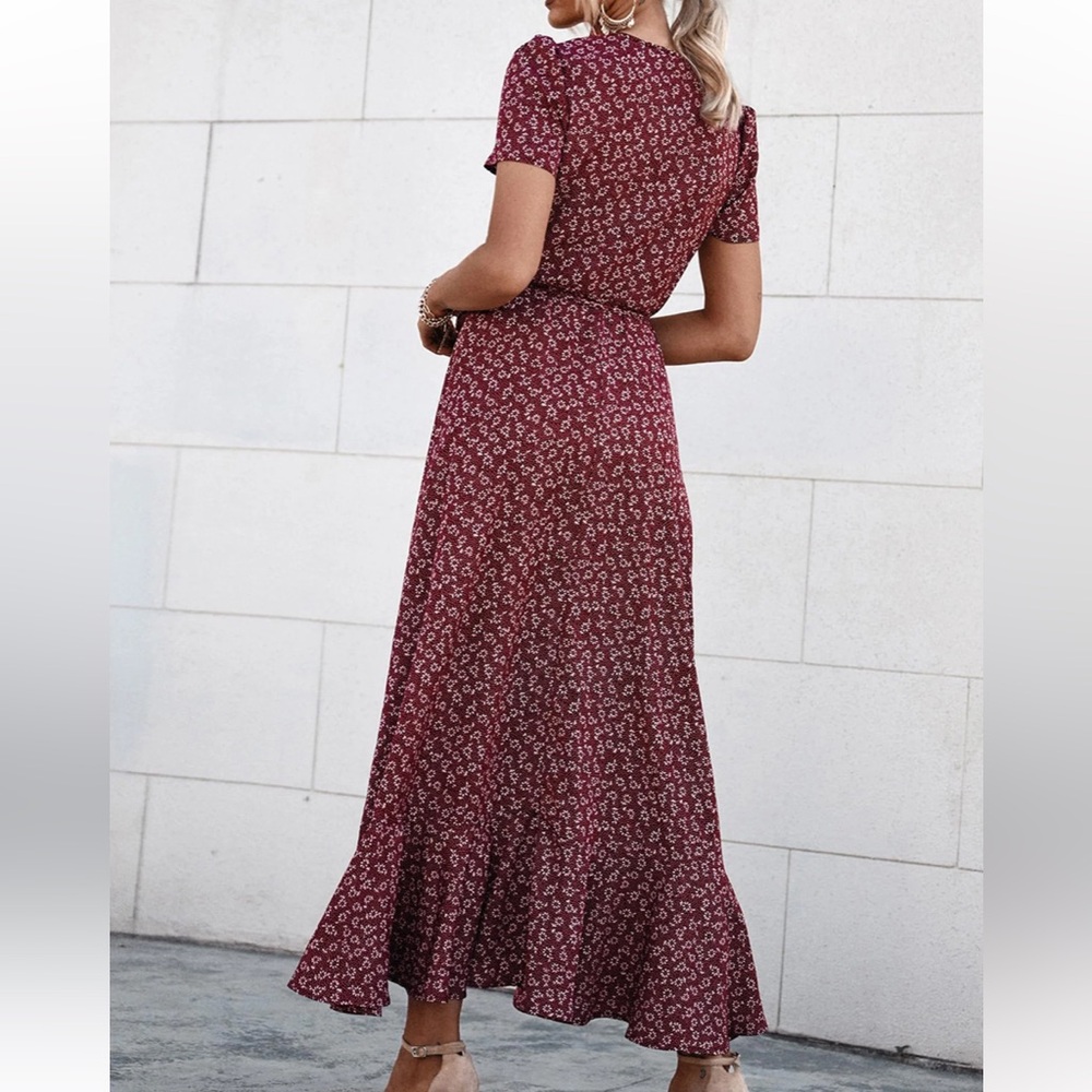 PrettyGarden Floral Wrap Dress 🌻 - Picture 4 of 11